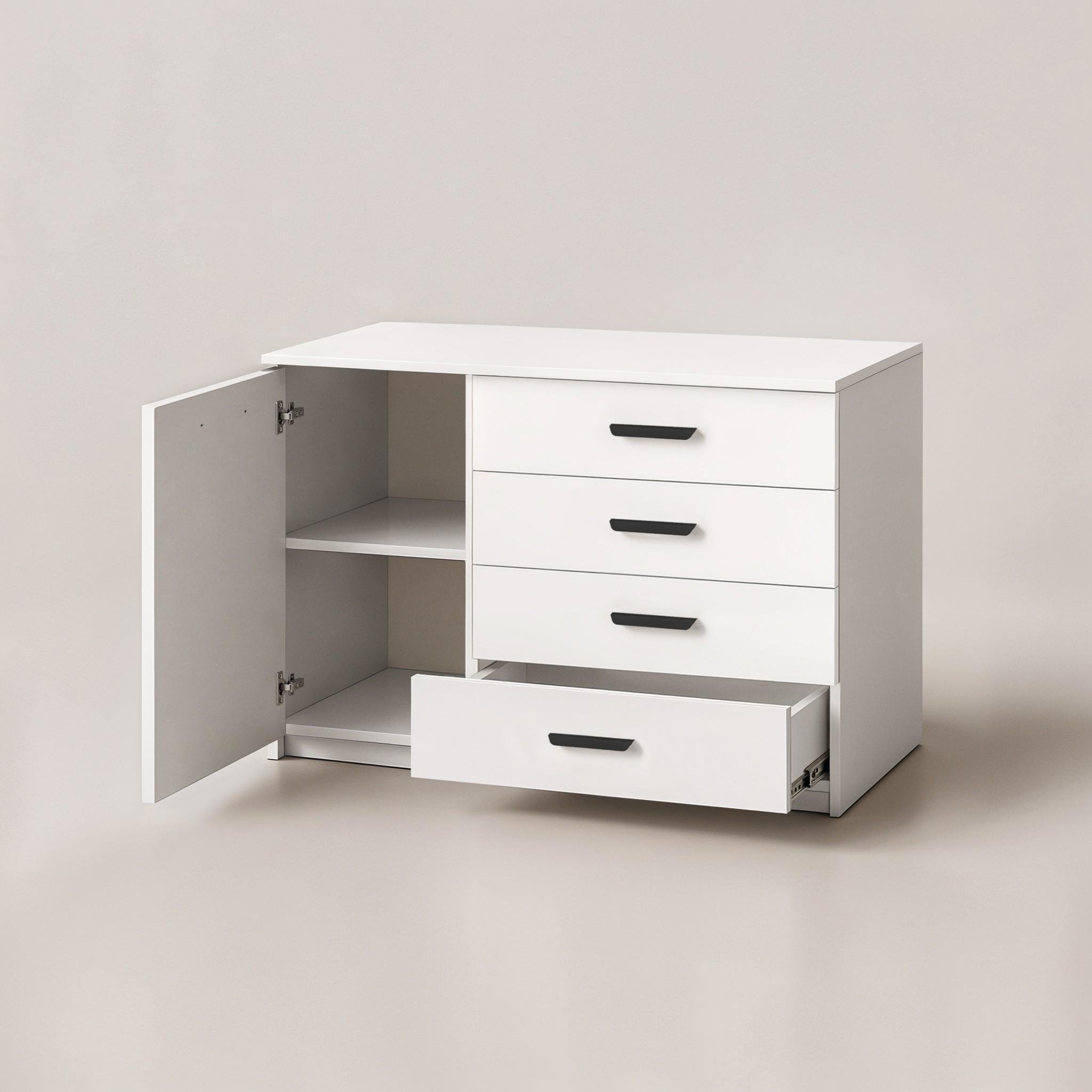 Комод Milan 1100х410х800 мм Белый - фото 3