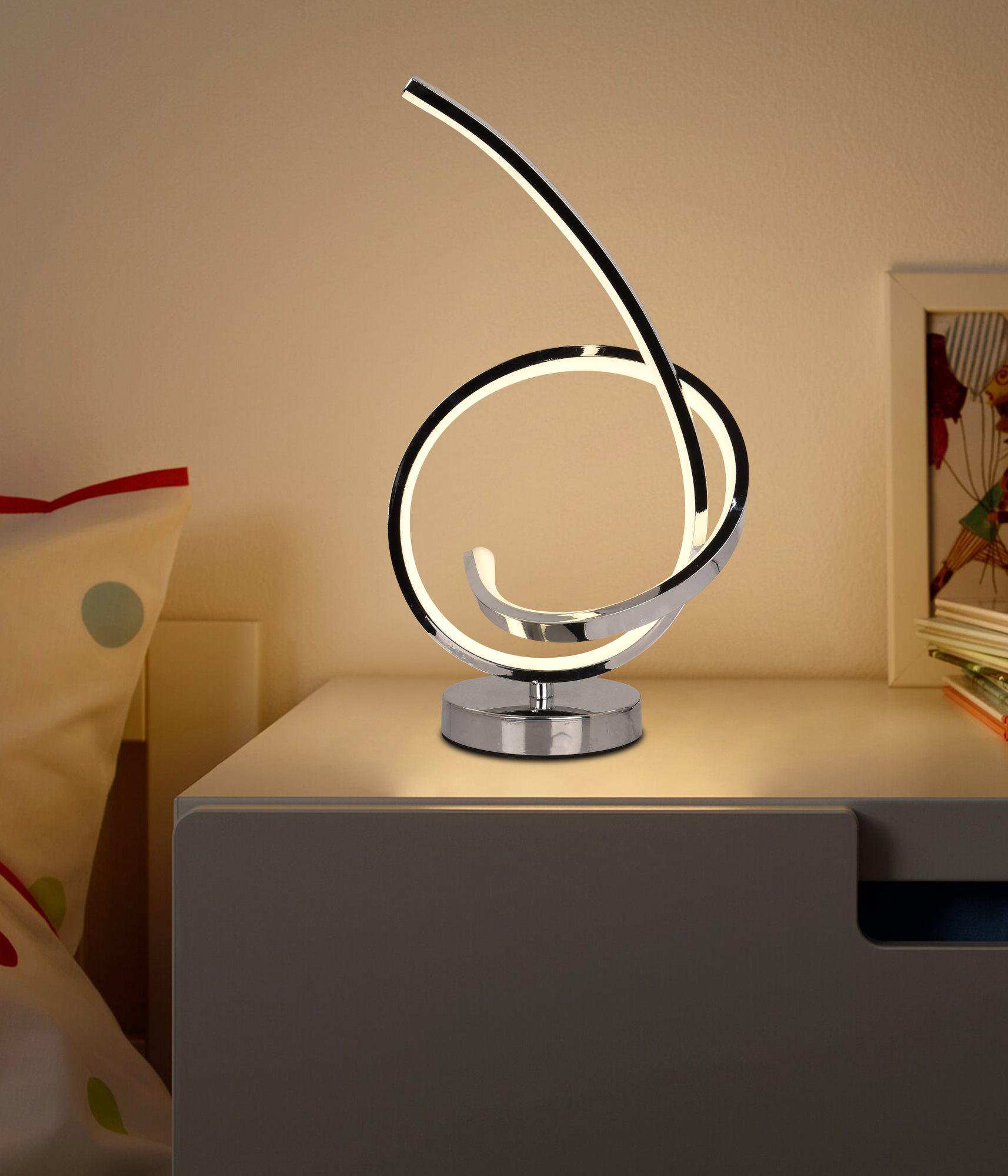 Светильник светодиодный настольный Хром (TD2002) - фото 5