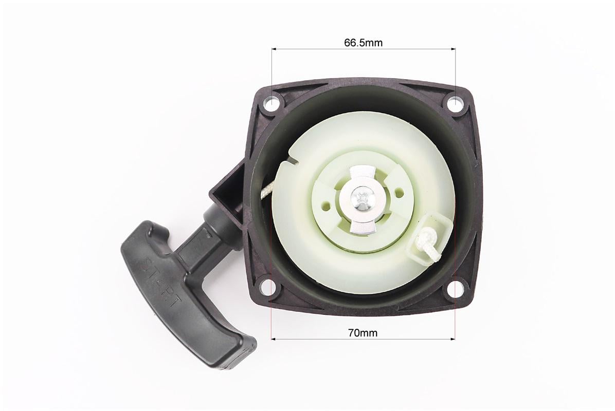 Стартер 4 отверстия 66,5х66,5 мм к мотокосам (202181) - фото 3 Стартер 4 отверстия 66,5х66,5 мм к мотокосам (202181) - фото 3