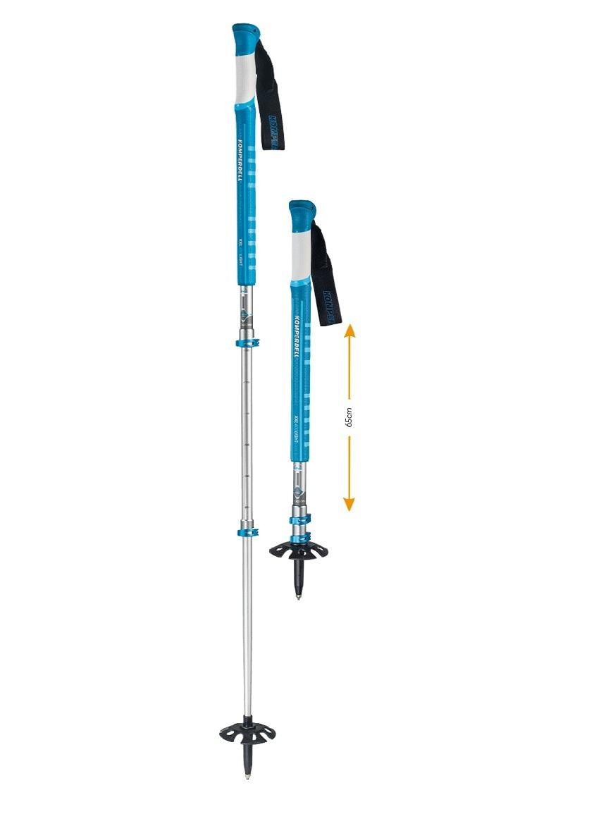 Трекинговые палки Komperdell Titanal Explorer Pro Синий (1004-1742307-10)