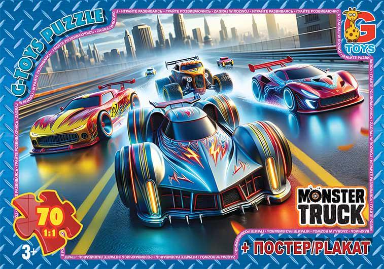 Пазли G-Toys із серії Монстер траки 70 ел. (MTT-186742) Пазли G-Toys із серії Монстер траки 70 ел. (MTT-186742)