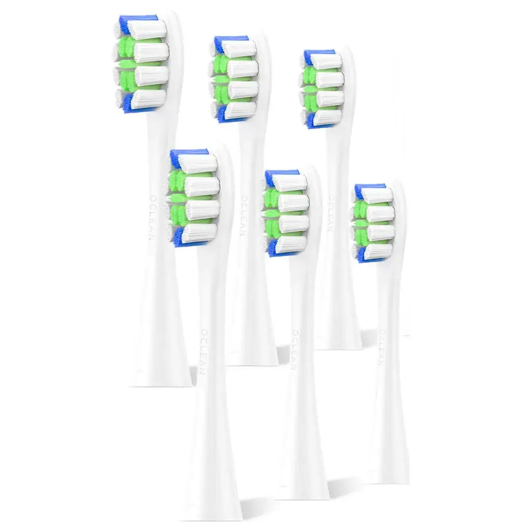Насадки для зубної щітки Oclean Professional Clean Brush Head for On SE Air X F1 P1C1 W06 6 шт. White