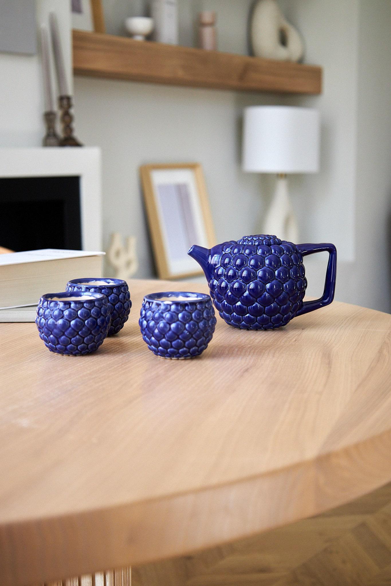 Набор для чайной церемонии Синяя ягода ручной работы (TS-20) - фото 2 Набор для чайной церемонии Синяя ягода ручной работы (TS-20) - фото 2