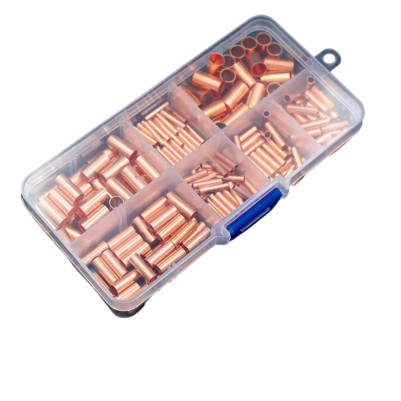 Наконечник медный для проводов 7 размеров 250 шт. (1005006545444956)