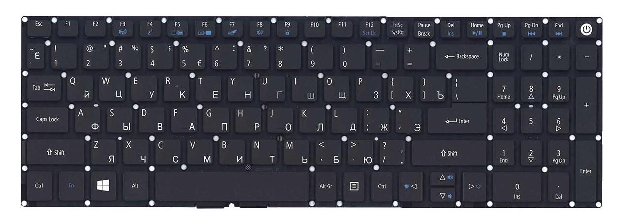 Клавиатура для ноутбука Acer Aspire E5-573T матовая (NK.I1517.007)