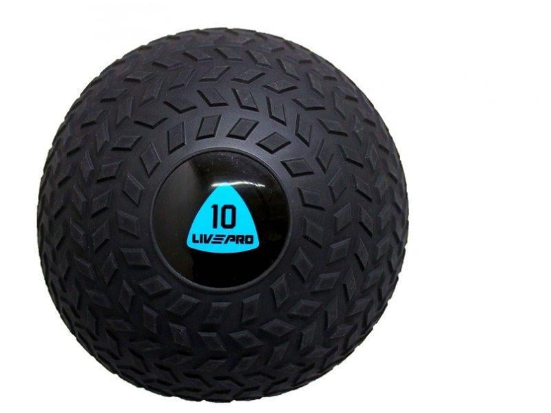 Медбол LivePro SLAM BALL 10 кг Черный (LP8105-10)