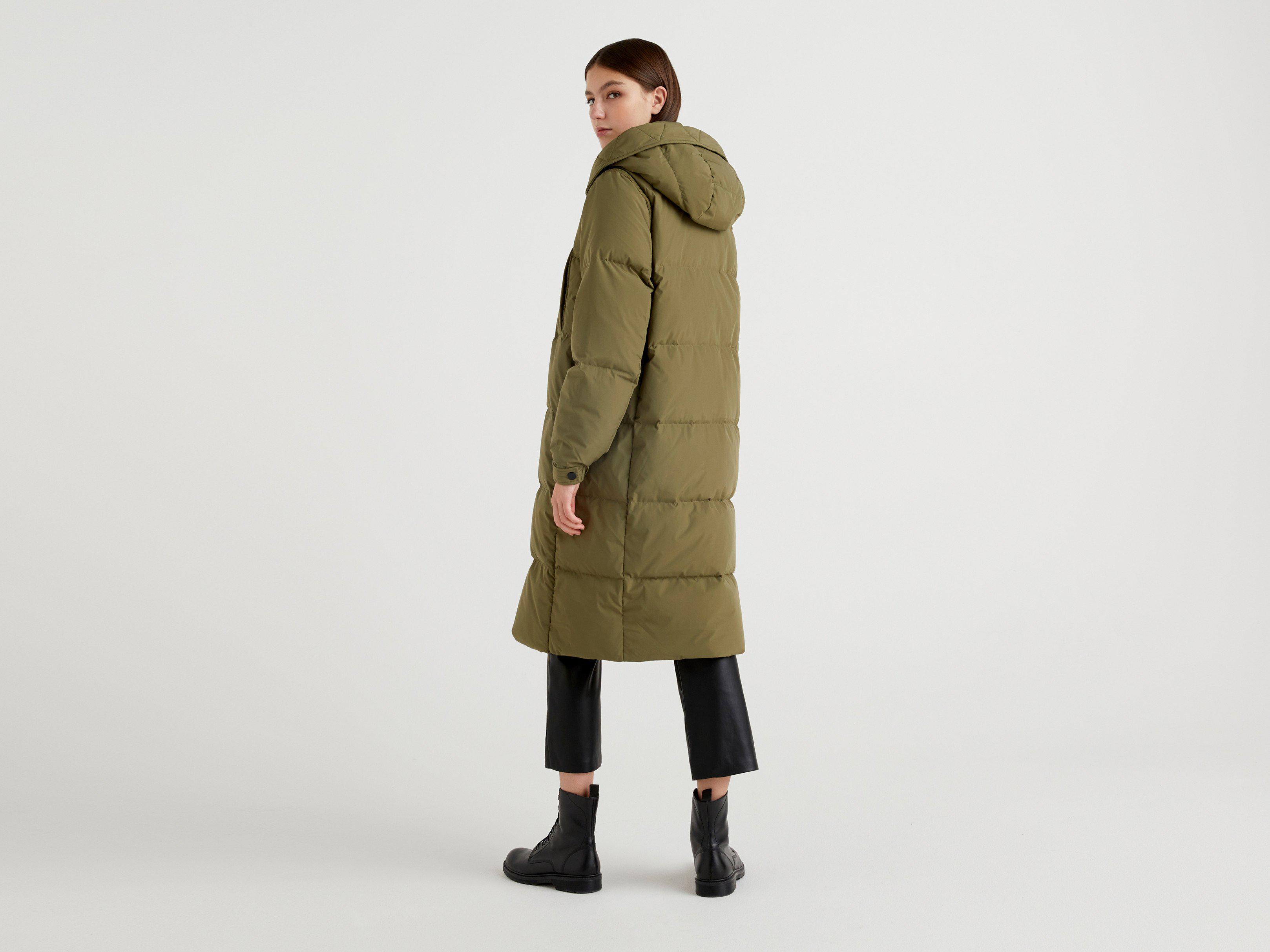 Куртка женская Benetton 2jf8536u3 S Хаки - фото 2