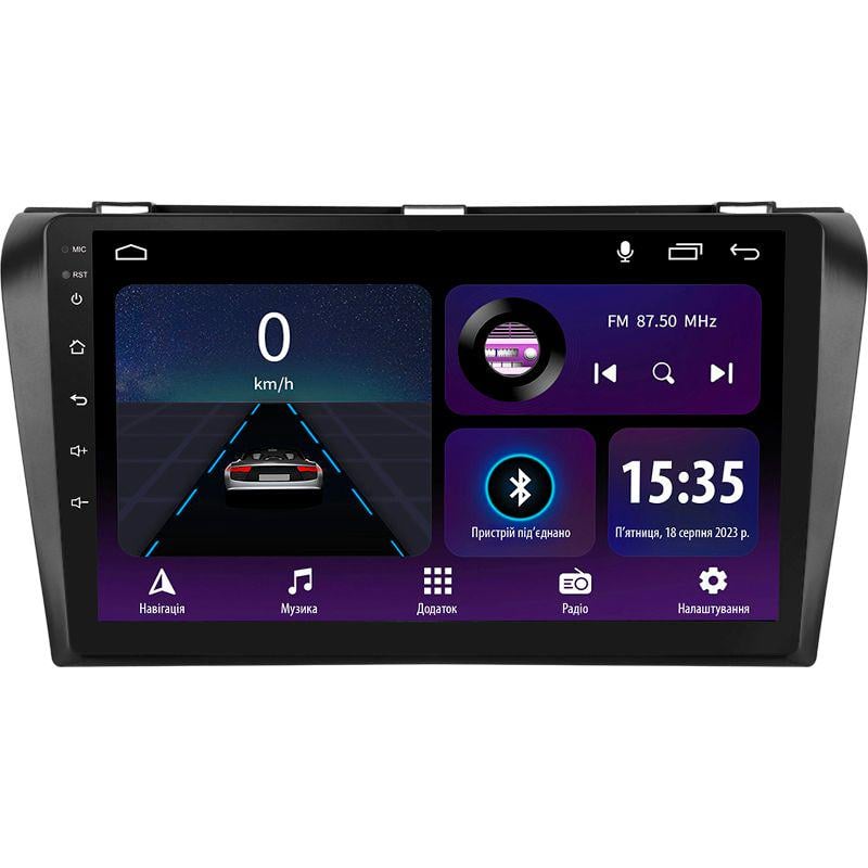 Штатная магнитола Sigma E9232 2/32 GB для Mazda 3 1 BK 2003-2009 г. 9" (AR-82854)