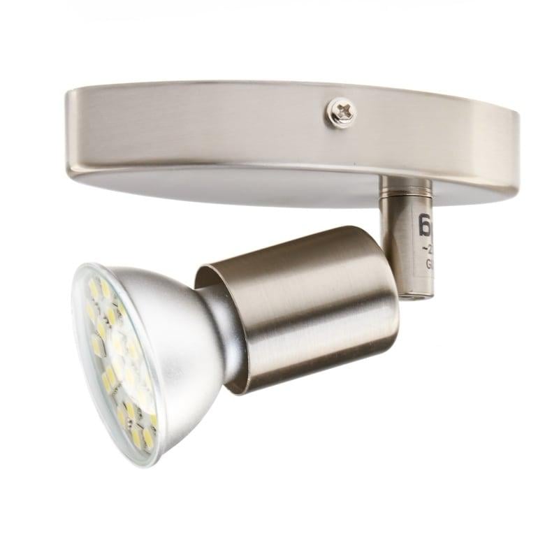 Светильник спот Brille HTL-177/1 GU10 SN (26-700)