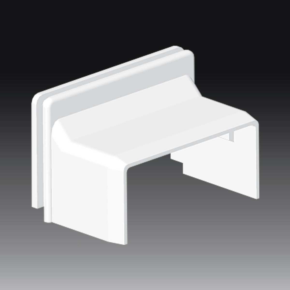 Соединитель переходной KOPOS для коробки LK 80x28 ПВХ Белый (8639_HB)