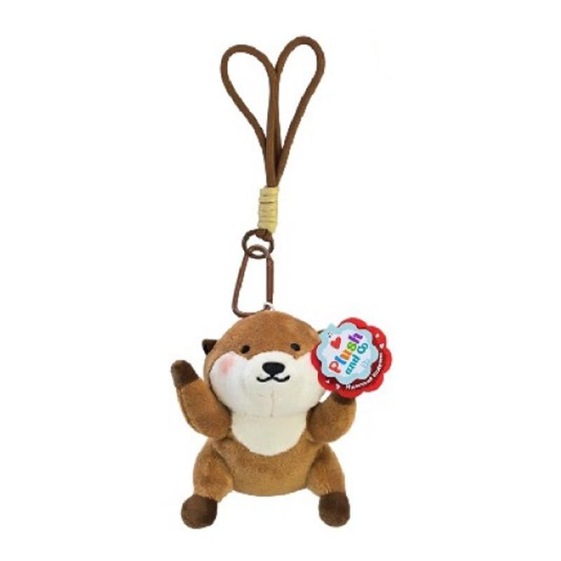 Мягкая игрушка-брелок Plush and Co Видря Коричневый (IY-189-Y-467)
