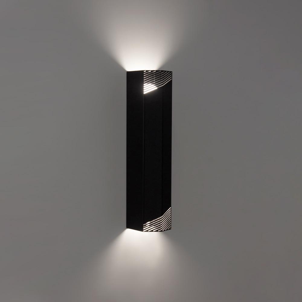 Светильник настенный MSK ELECTRIC Knight NL 3280 BK под две лампы (86890)