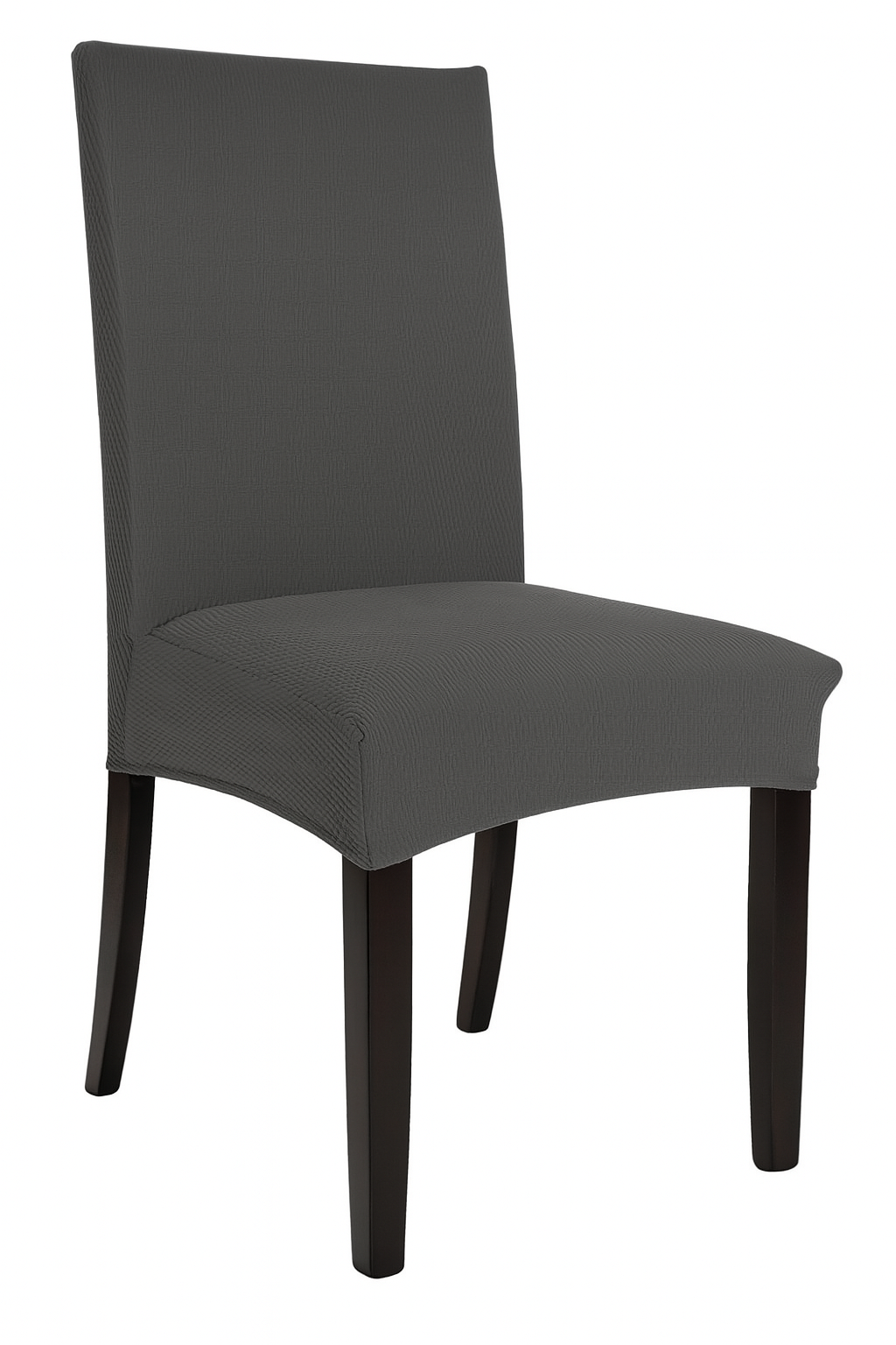 Чехол для стула Stenson R89959 универсальный Темно-серый (27918837)