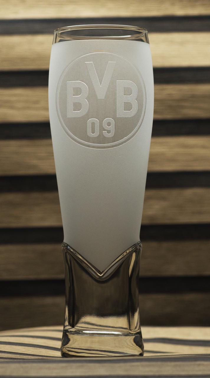 Подарунковий келих з гравіюванням лого ФК Боруссія Дортмунд 440 мл (2099898261)