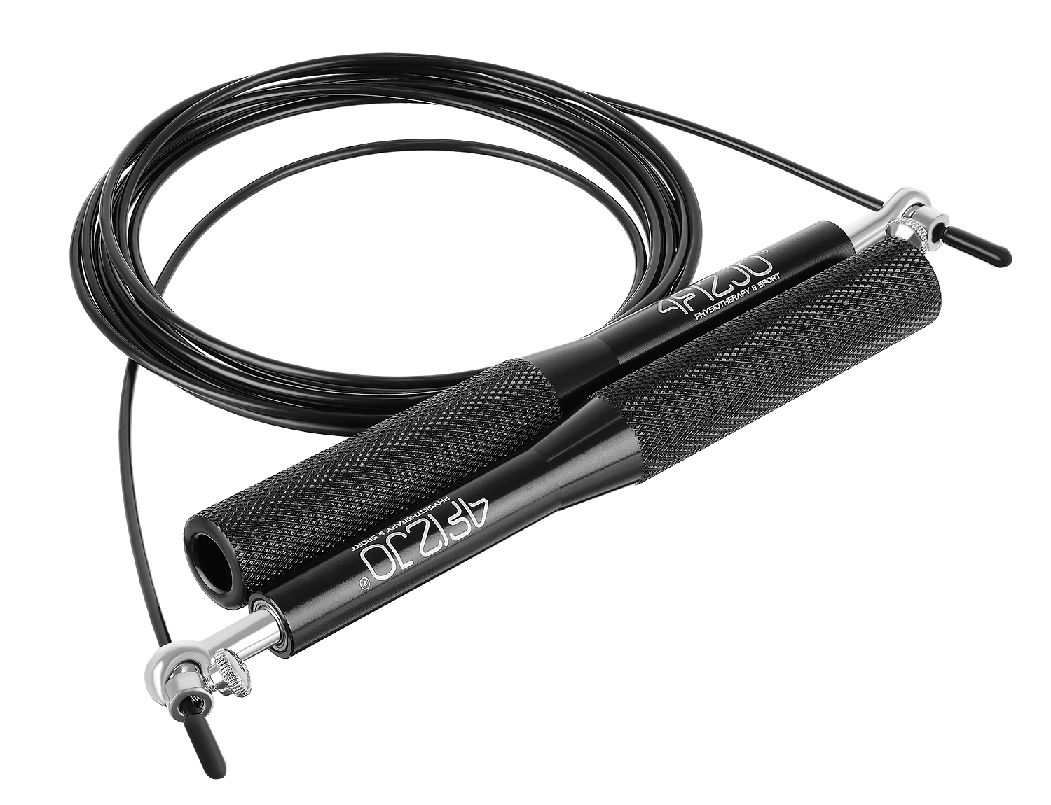 Скакалка 4fizjo Speed Rope швидкісна для кросфіту Black (4FJ1158) - фото 7