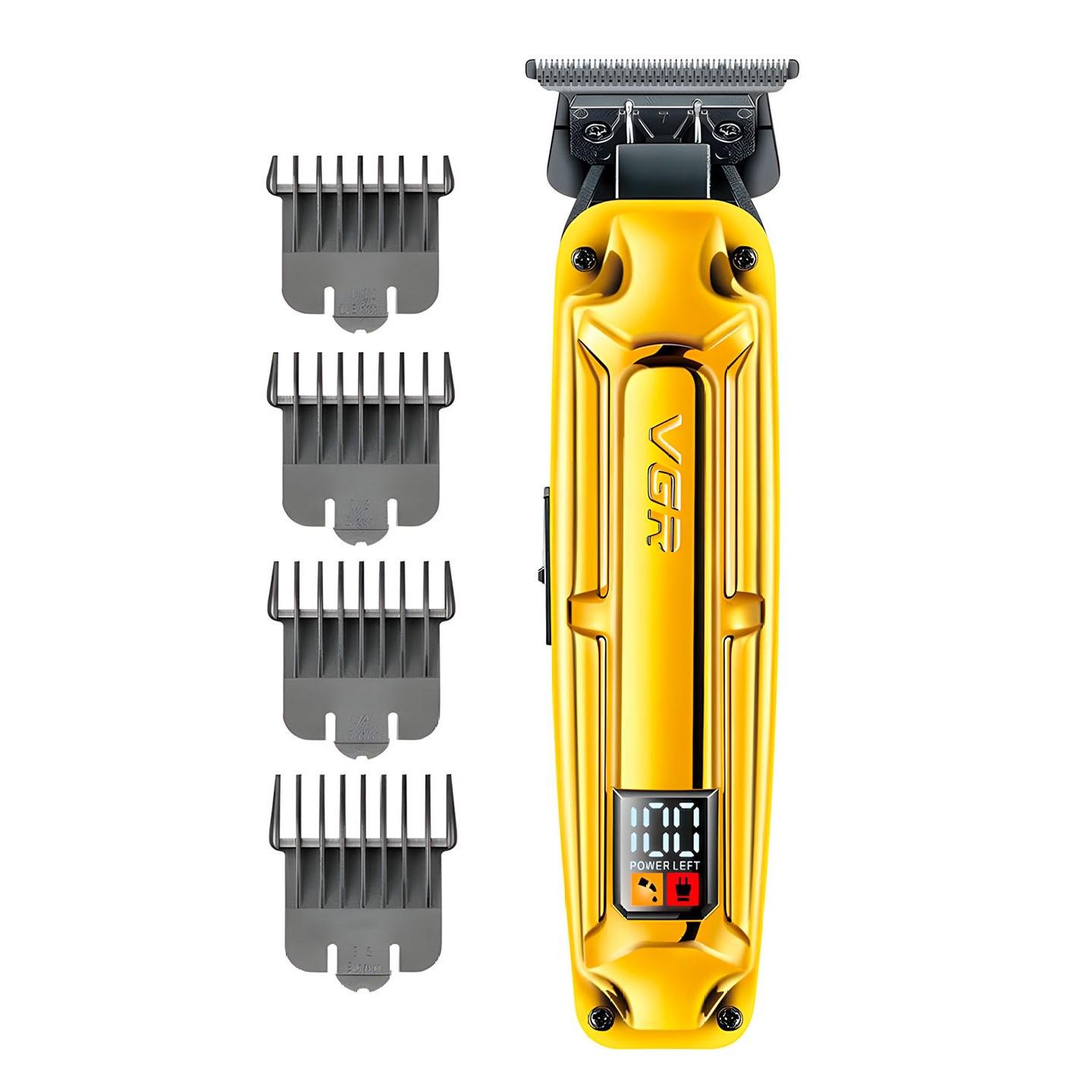 Машинка для стрижки VGR V‑904 з LED-дисплеєм та змінними насадками (401113)