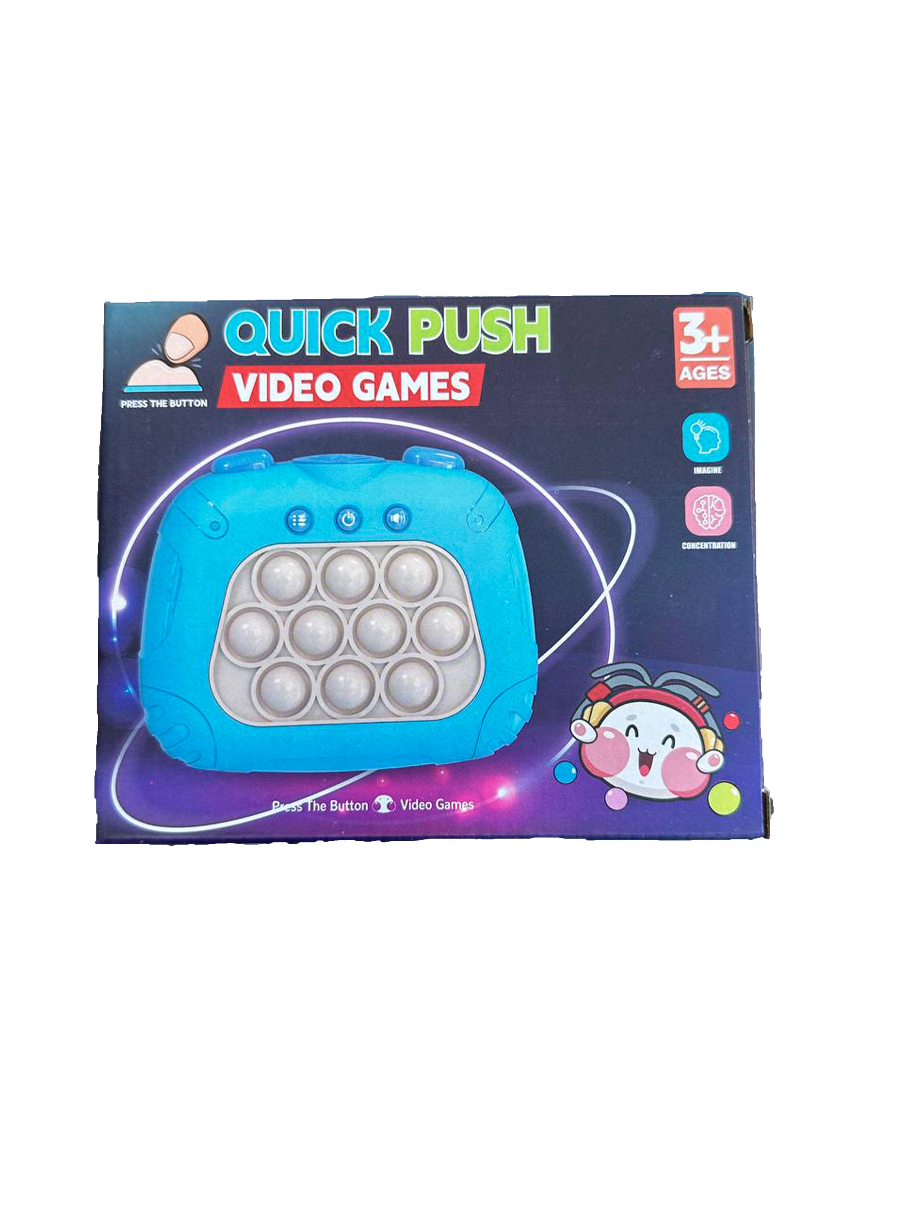 Игрушка электронная Quick Push Pop It с 4 режимами игры Голубой (12650670) - фото 4