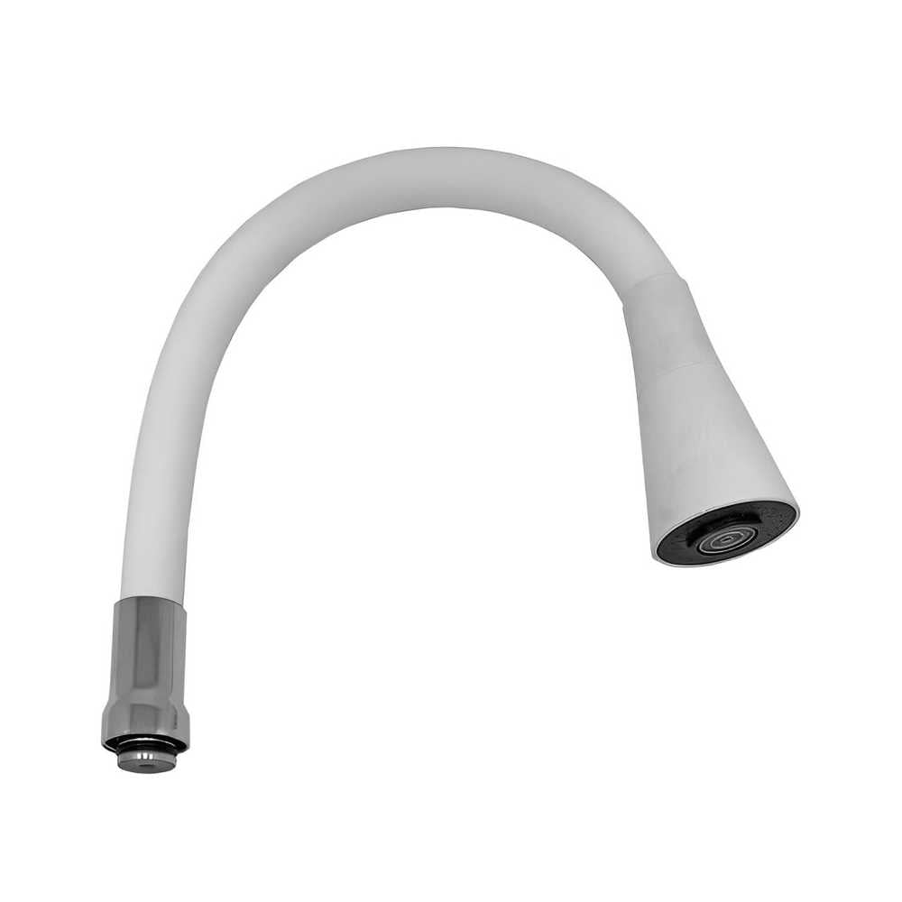 Излив силиконовый Zegor WKC-059KW Белый (416223)