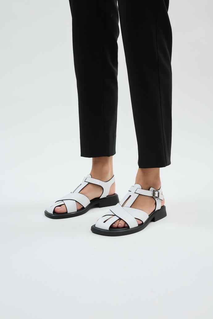 Сандалии женские LONZA на платформе р. 36 Белый (200199)