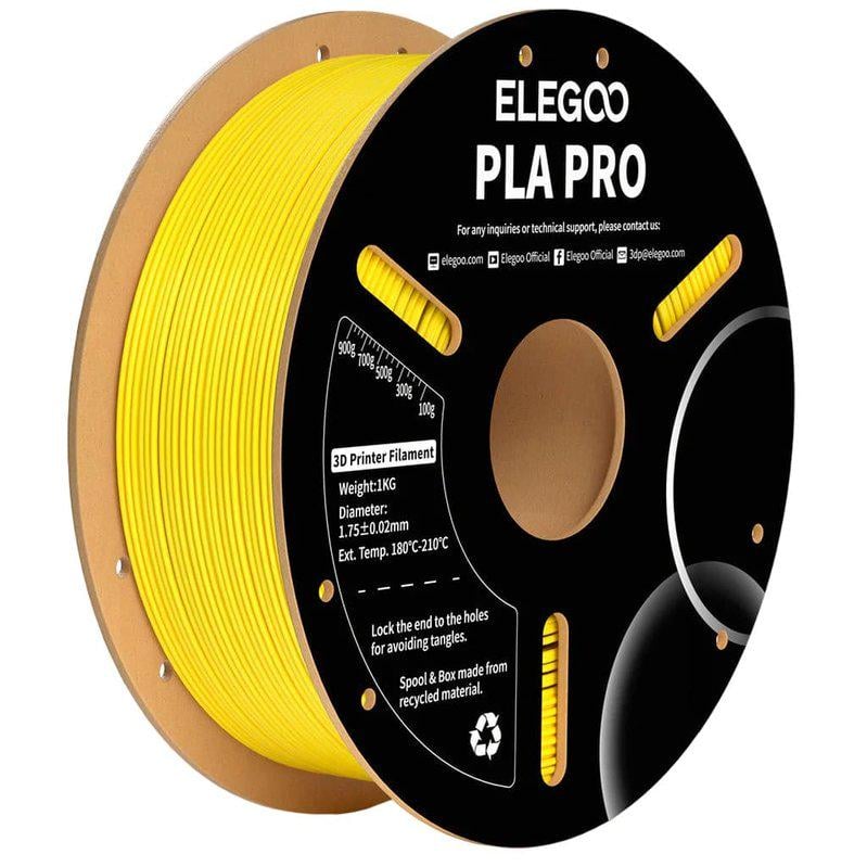 Філамент ELEGOO Pla Pro 1 кг Жовтий