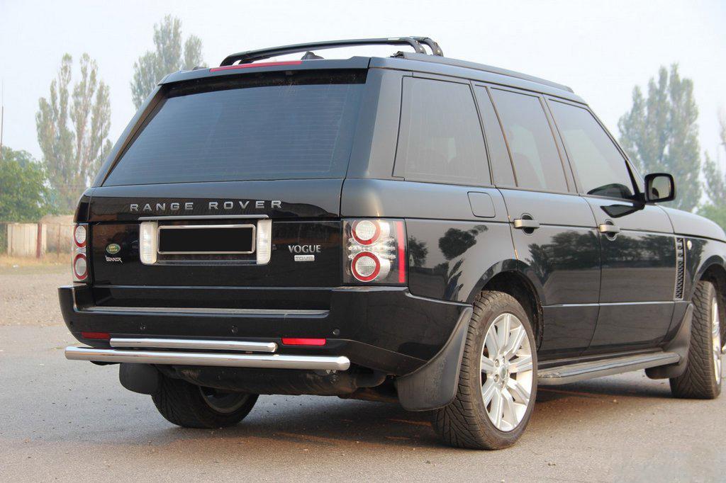 Задняя дуга AK002-Двойной CAN для Range Rover III L322 2002-2012 гг. нержавеющая сталь Хром