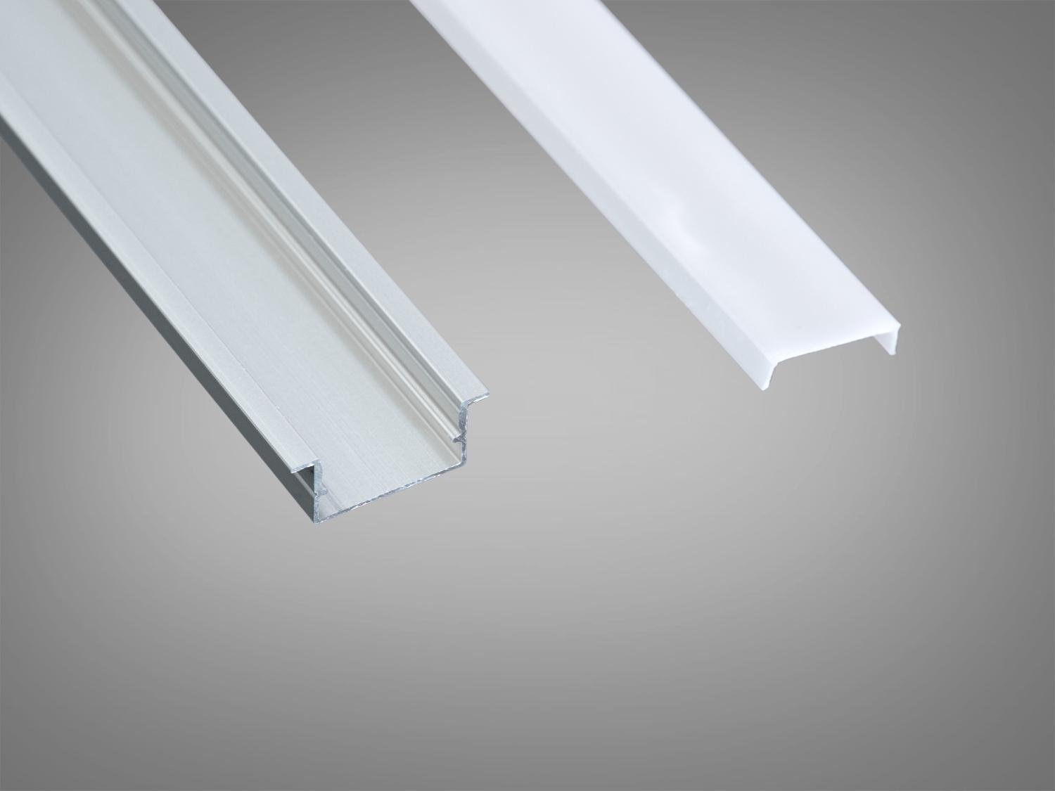 Профіль для LED стрічки врізний (PL-2010A-1M)