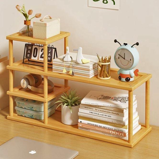 Полиця-надбудова настільна з дерева Силін каррі (АКД-008303)