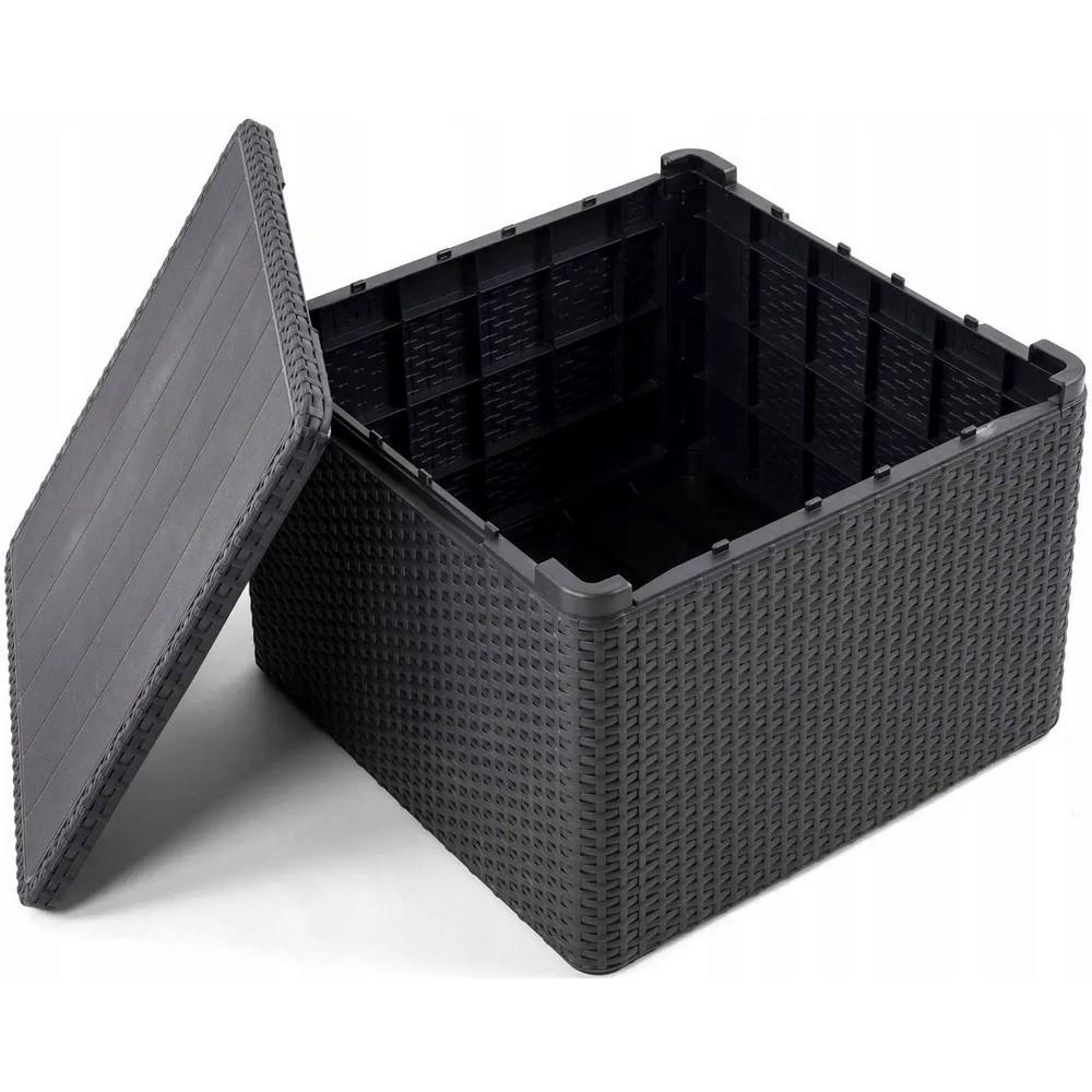 Стол-ящик Keter Claire storage table Графитовый (253410) - фото 2 Стол-ящик Keter Claire storage table Графитовый (253410) - фото 2