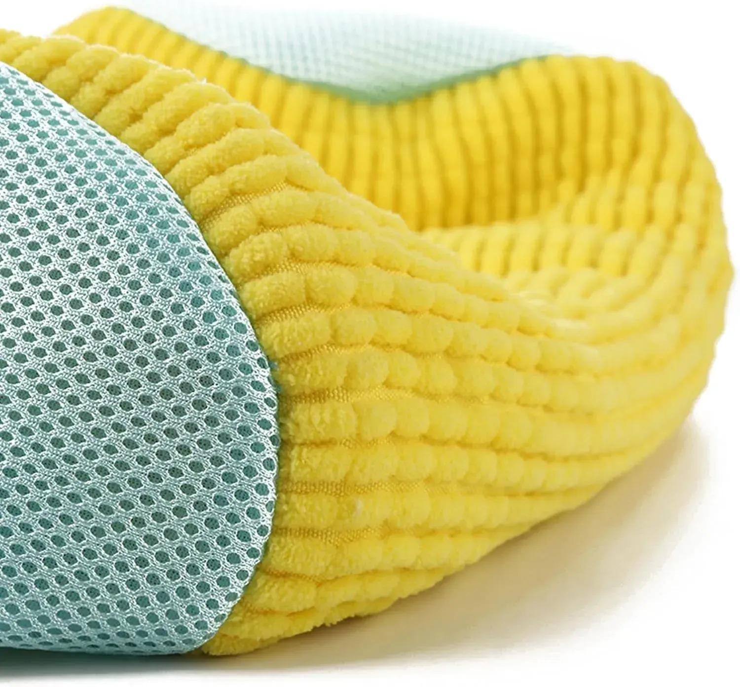 Набір мішок-чохол для прання взуття із захистом від пошкоджень 2 шт. Жовтий (124122) - фото 4