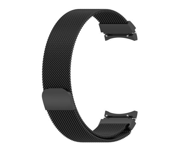 Ремешок металлический Milanese Magnetic для смарт-часов Samsung Galaxy Watch 7 Черный