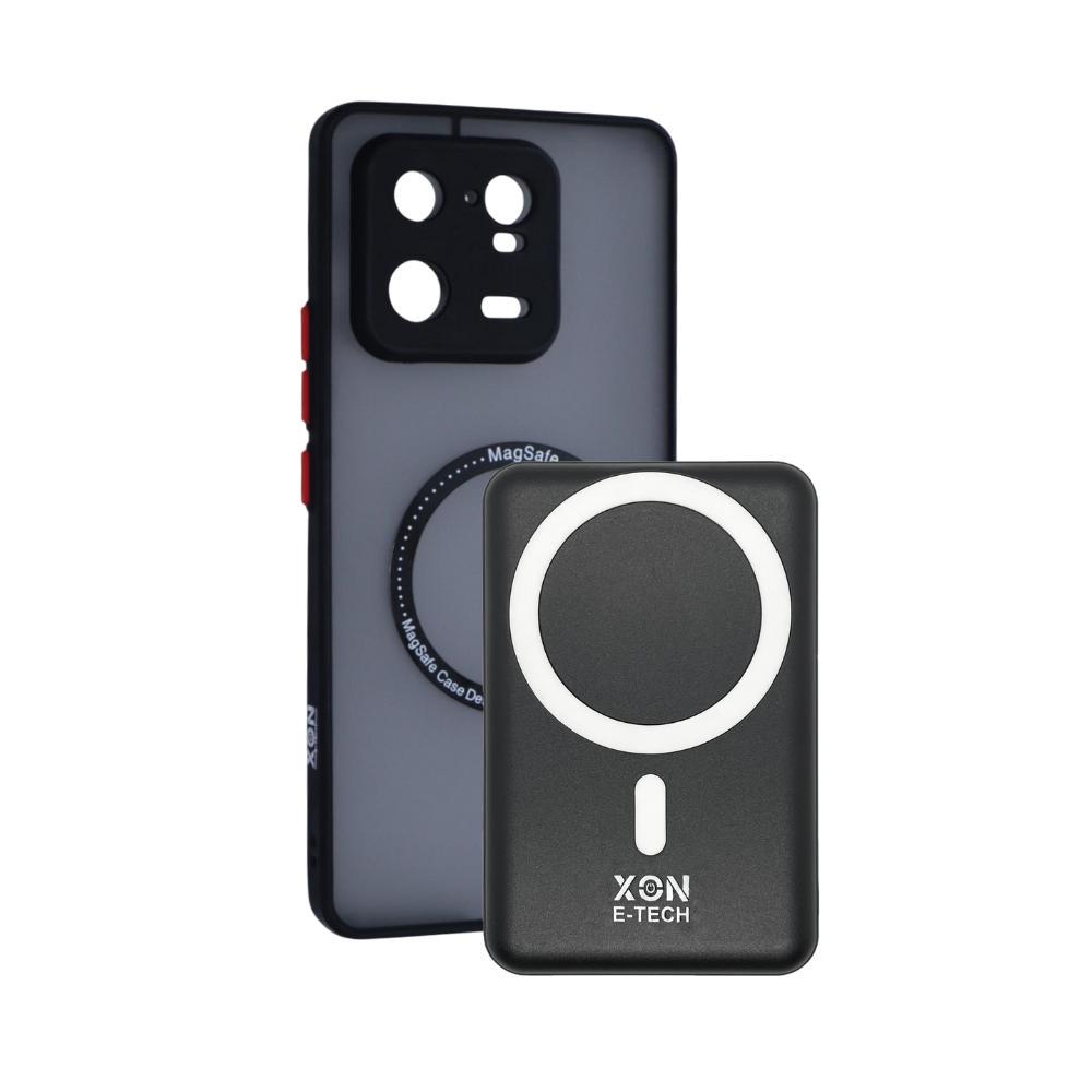 Чехол с беспроводной батареей XON для Xiaomi Mi 13 Pro 5000 mah Черный (982303142)