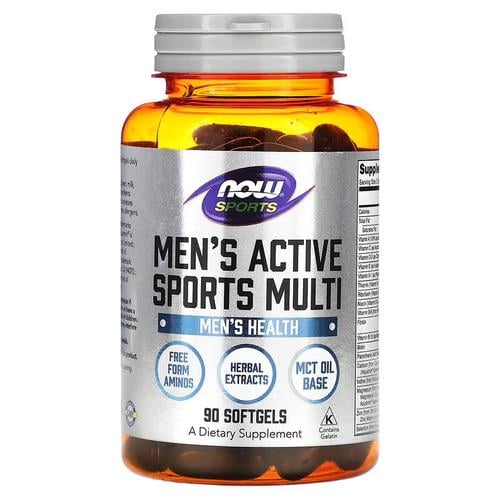 Витамины для мужчин NOW Foods Men's Active Sports Multi 90 Softgels (NOW-03890)