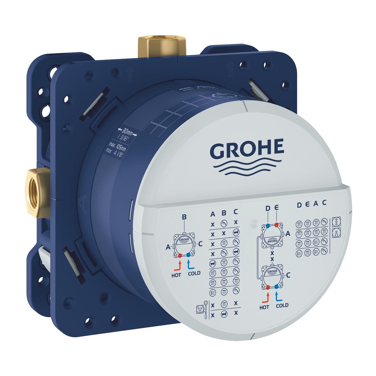 Скрытая часть смесителя Grohe Rapido SmartBox 35604000 (209602)
