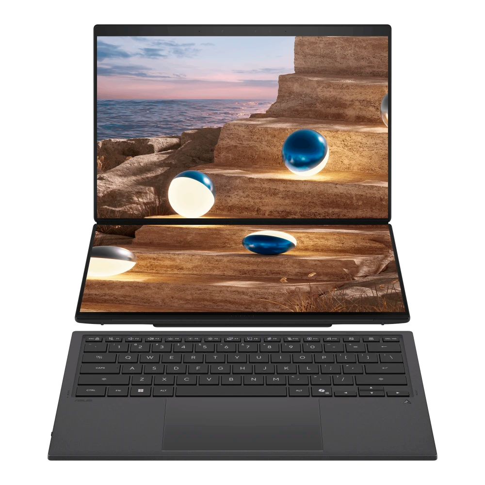 Ноутбук Asus ZenBook Duo UX8407AA-SN216X Intel Core Ultra 9 386H 32 Гб 2 Тб SSD W11 Pro Moher Grey (90NB16V1-M00A40) Ноутбук Asus ZenBook Duo UX8407AA-SN216X Intel Core Ultra 9 386H 32 Гб 2 Тб SSD W11 Pro Moher Grey (90NB16V1-M00A40)