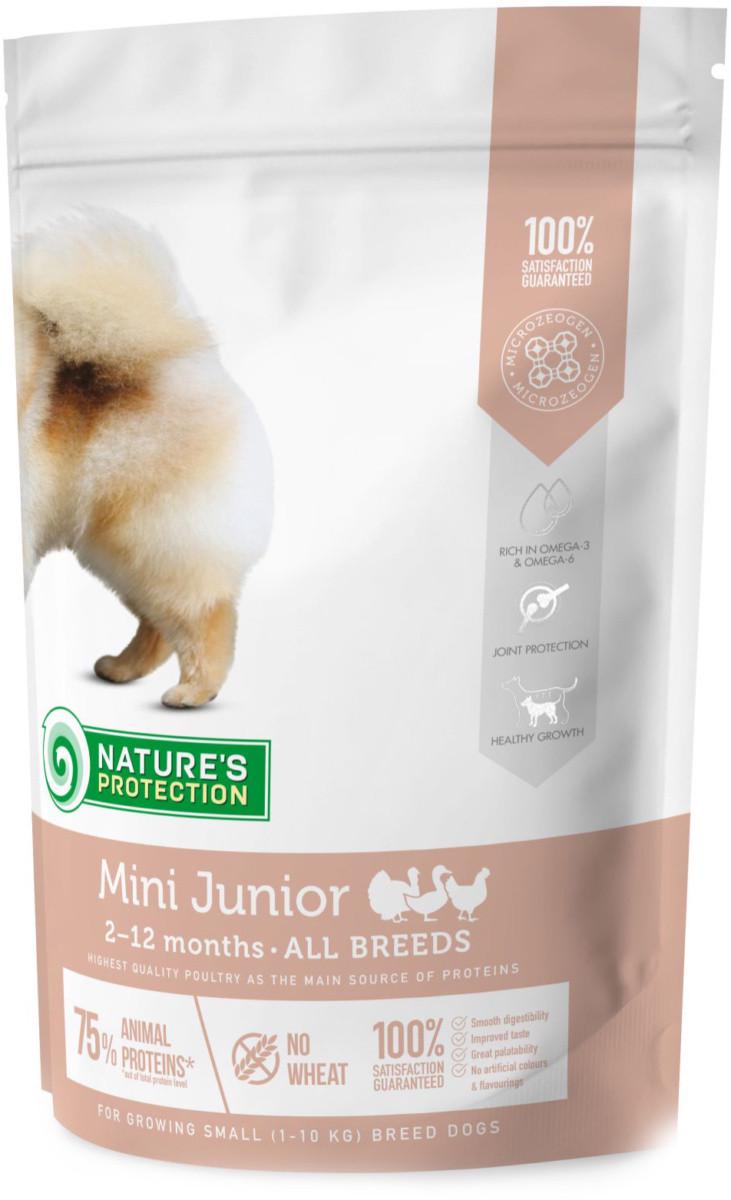 Корм сухой для юниоров Nature's Protection Mini Junior Small breeds 500 г (4771317457233) - фото 1 Корм сухой для юниоров Nature's Protection Mini Junior Small breeds 500 г (4771317457233) - фото 1