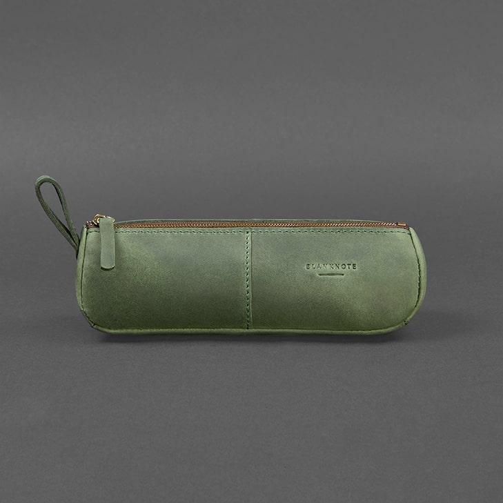 Пенал-нефр шкіряний 4.0 Crazy Horse Зелений (A-026905) - фото 5