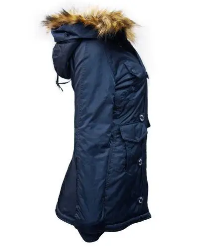 Парка Top Gun Miss Fitted Nylon N-3B Parka S Navy (TGJ1574NS) - фото 3