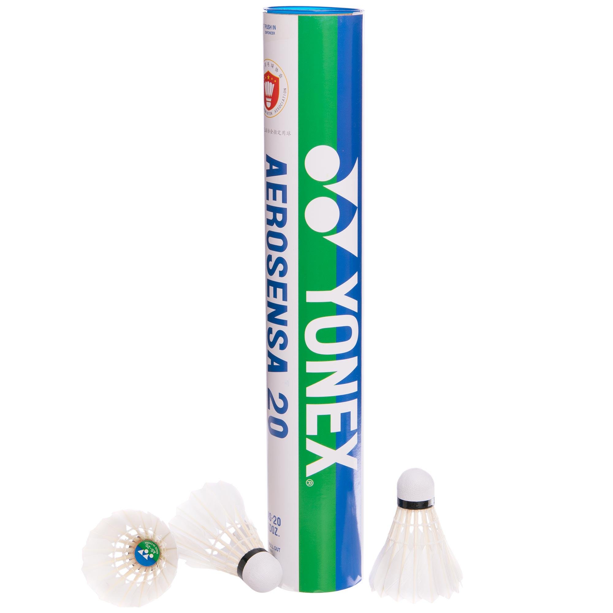 Воланы для бадминтона YONX AEROSENSA AS-30 AS-20 12 шт. Белый (NA002799)