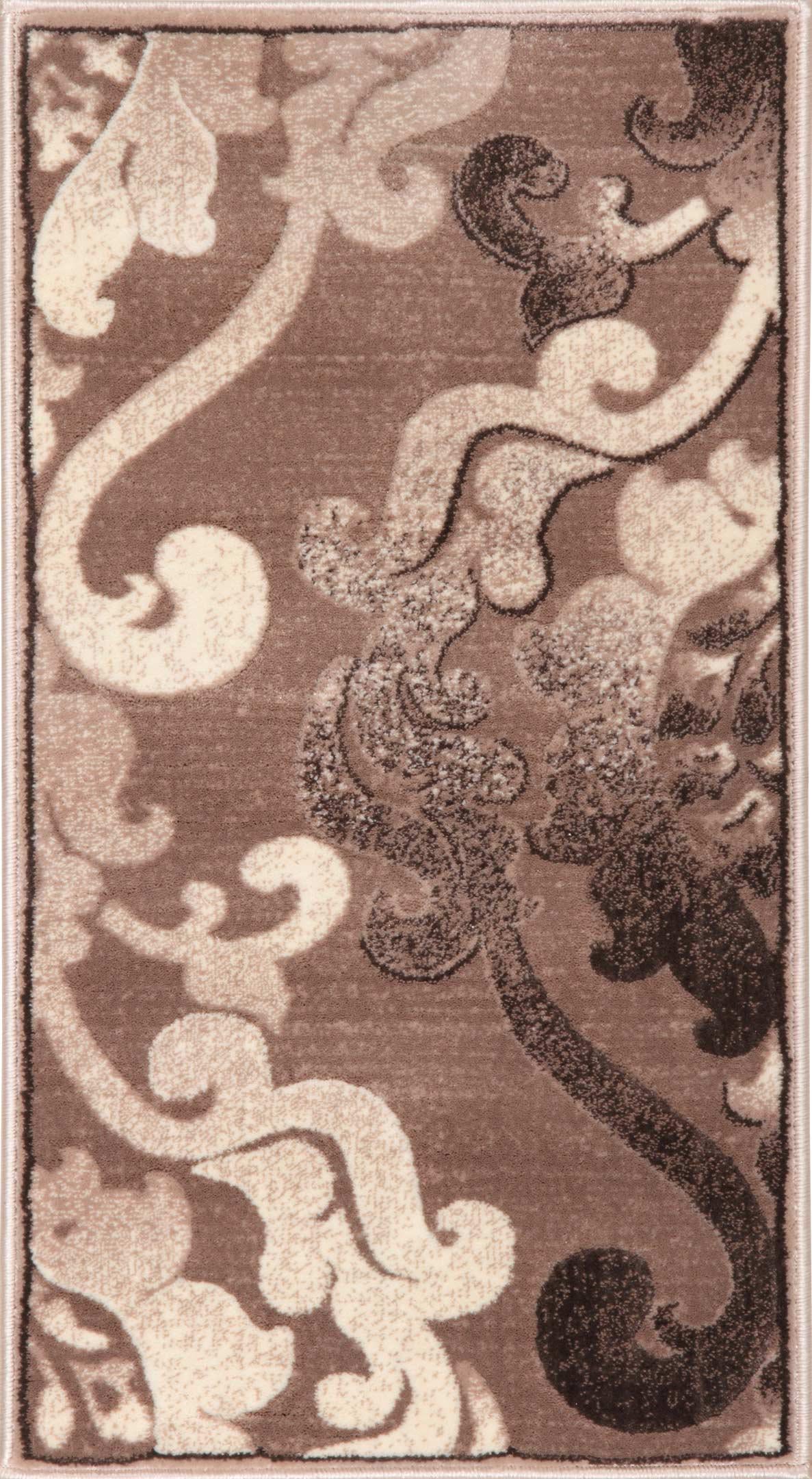 Ковер Karat Sonata 22001/110 0,6x1,1 м прямоугольный Бежево-коричневый (00-00007141)