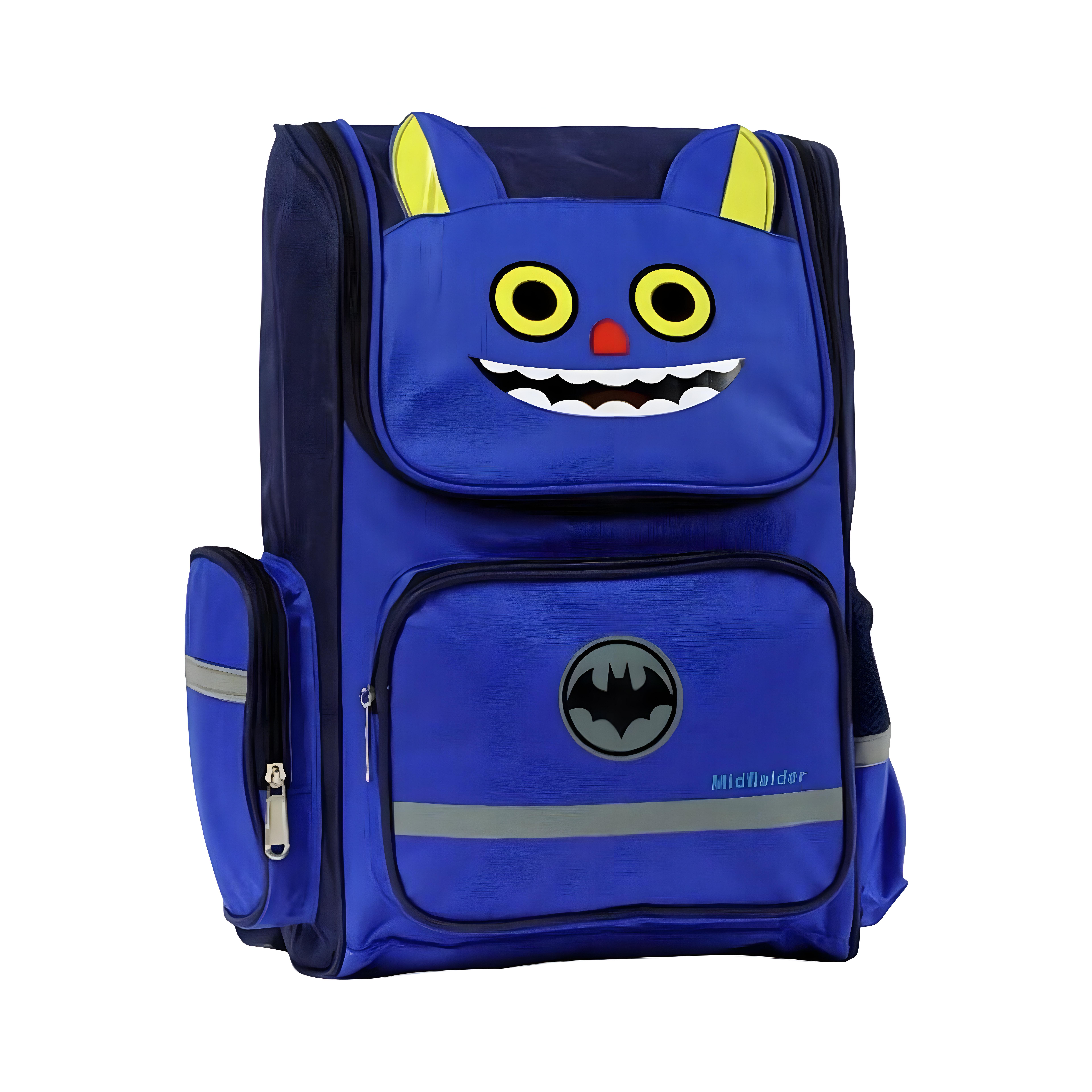 Рюкзак детский C 60023-3 с милой мордочкой/передним карманом и боковыми отделениями на молнии (28444734)