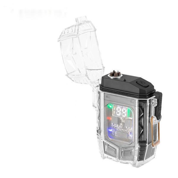 Фонарь D48-1-COB Multifunctional Li-Ion индикация заряда зажигалка ЗУ Type-C Box Black (2259539993)