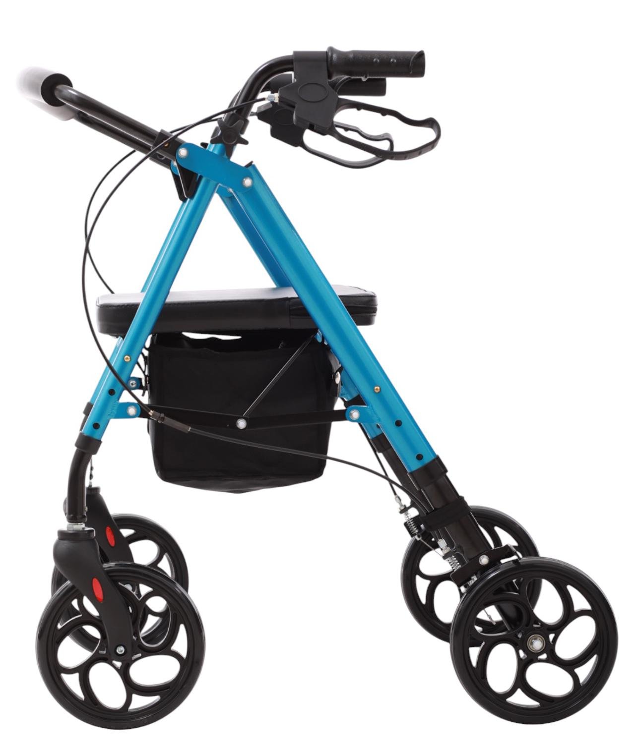 Ролатор алюминиевый MED1-KY9158L-8 облегчен с регулировкой высоты сиденья (MED1-KY9158L-8) - фото 10