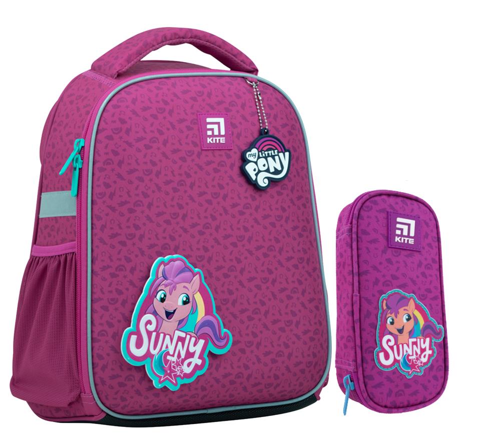 Набір шкільний рюкзак каркасний /пенал Kite Education My Little Pony (202403)