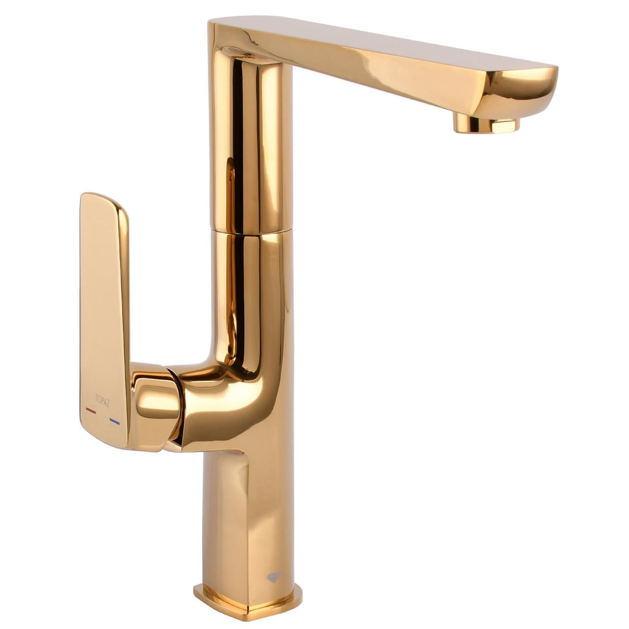 Смеситель для кухни TOPAZ LEXI TL-21401-H57-AU Золотой (000028522)