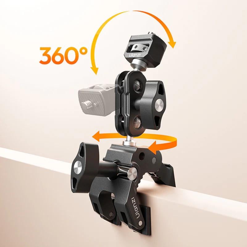 Держатель краб Ulanzi CO78 C084 для Magic Arm двушаровый для света камеры - фото 2