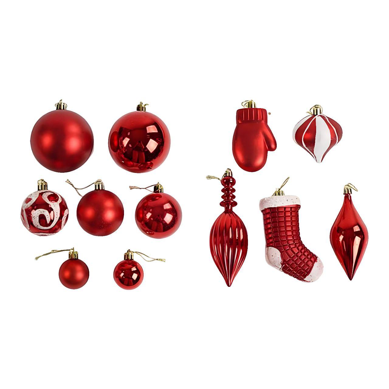 Набор новогодних украшений 50 игрушек на елку (161640)