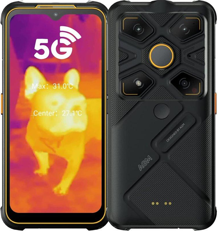Смартфон AGM Glory G1S 8/128 Гб Night Vision з тепловізором Black (1725260164)