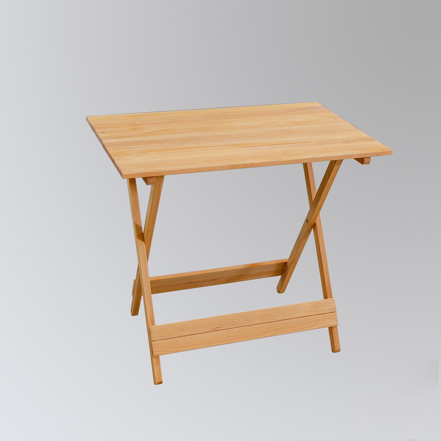 Стол туристический раскладной Tart S 72х48 см Натуральный (47475)