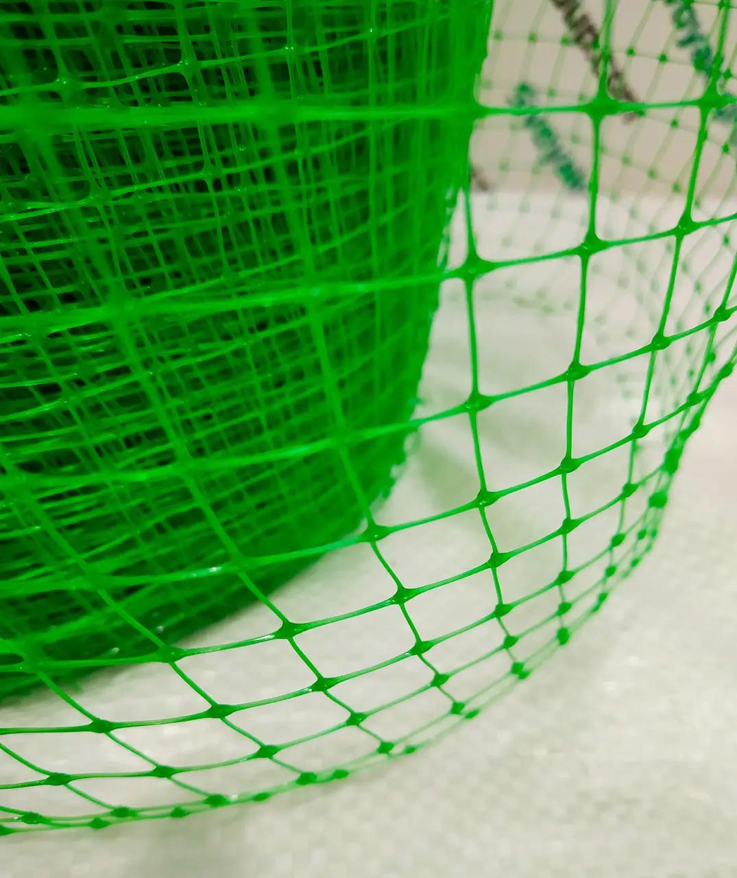 Сетка защитная от птиц Птичка 2x20 м ячейка 12х14 мм Зеленый (682) - фото 4 Сетка защитная от птиц Птичка 2x20 м ячейка 12х14 мм Зеленый (682) - фото 4