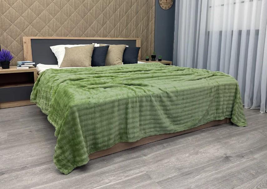 Покривало на диван/ліжко Soft Night 200х230 см Салатовий (87-130) - фото 6 Покривало на диван/ліжко Soft Night 200х230 см Салатовий (87-130) - фото 6